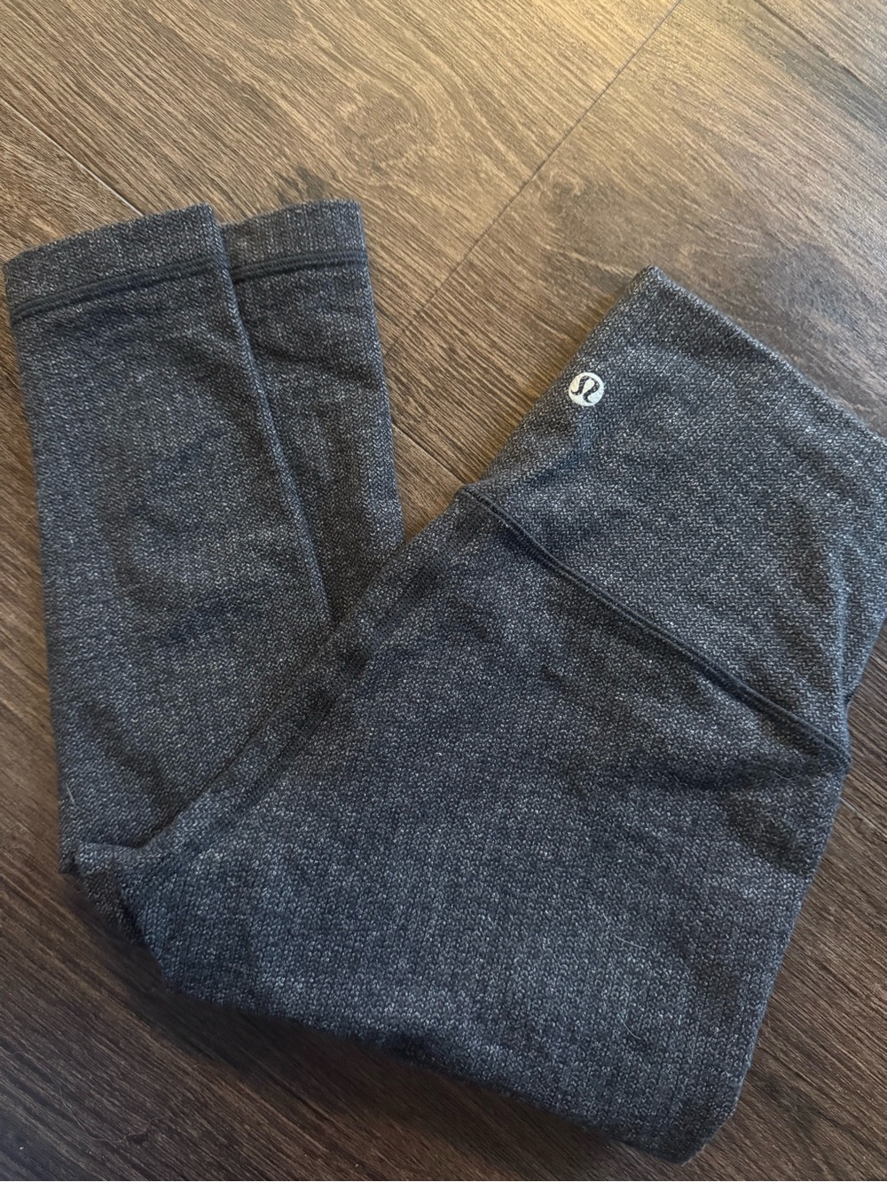 lululemon dark grey herringbone leggings xs